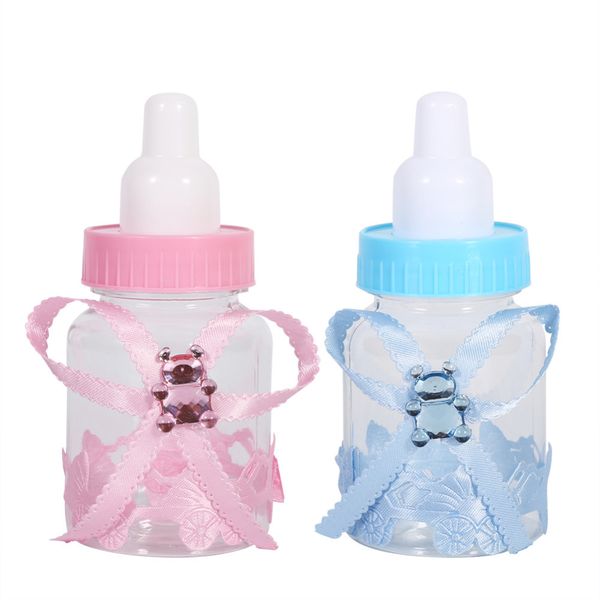 2019 Girl Boy Baby Shower Decorations Chocolate Candy Bottle
