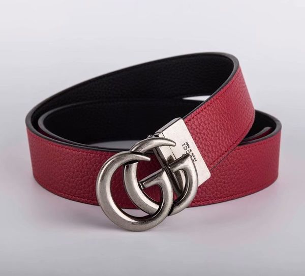 

бренды классический стиль кожаный ремень с коробкой ремни для мужской женский ре