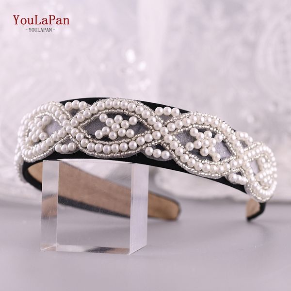 

youlapan s353-fg fashion luxury sparkly rhinestone headband bridal stone hairband women hair accessories wedding hair jewelry