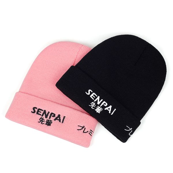 

korean version of senpai embroidery wool hat fashion new outdoor windproof warm hats hip hop outdoor sports leisure cap wild cap, Blue;gray