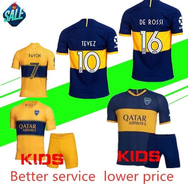 

2019 2020 boca juniors soccer jersey home away 19 20 boca juniors gago osvaldo carlitos perez de rossi tevez pavon jrs sports football shirt, White;black
