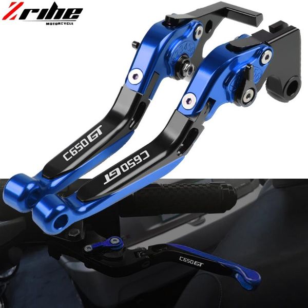 

motorcycle accessories cnc folding extendable brake clutch levers for c650gt c650 gt 2011 2012 2013 2014 2015 2016 2017