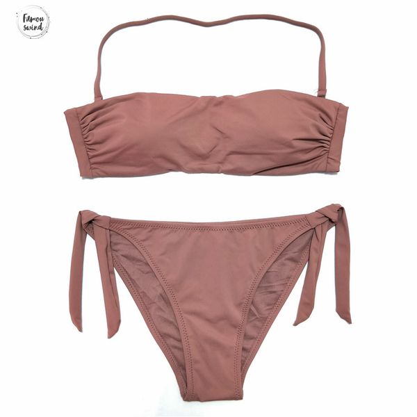 

бандо купальник бикини женщины push up бразильский купальник бикини set женский купальников майо de bain плавание, White;black