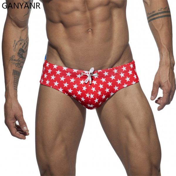 

ganyanr mens swim briefs swimsuit swimwear gay sunga shorts swimming trunks swimsuits low rise pouch bikini beachwear nylon