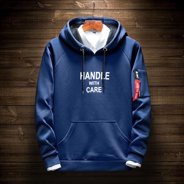 

модный бренд 2020 мужские толстовки осень зима мужские повседневные толстовки кофты топ quailty мужской пуловер толстовка, Black;brown