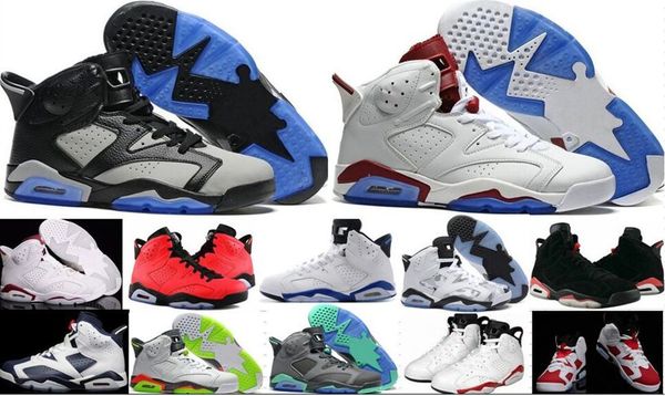 

6 оптовая высочайшее качество 6s обувь инфракрасный carmine баскетбол мужчины женщины gs день святого валентина кроссовки кроссовки атлетика