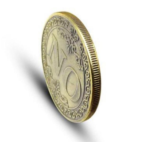 

yes or no commemorative coin floral yes no letter ornaments collection arts gifts souvenir coins decision coin challenge coin