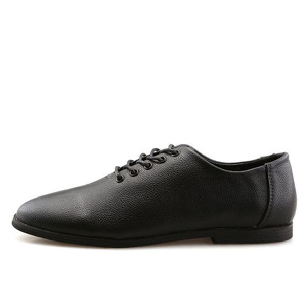 

men's shoes winter plus velvet with the same british casual shoes, Black