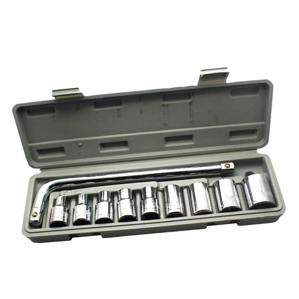 

10pcs 1/2 inch drive hex bit socket set socket wrench set wrench adapter