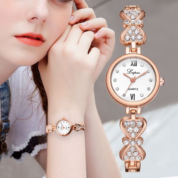 

rhinestone watches women luxury stainless steel quartz watch new fashion women dress bracelet watches ladies clock relojes 2019, Slivery;brown
