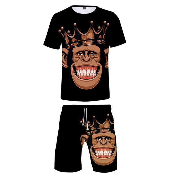 

hoodies evil funny gorilla 3d easy wild joker male suit hoodie, Blue;black