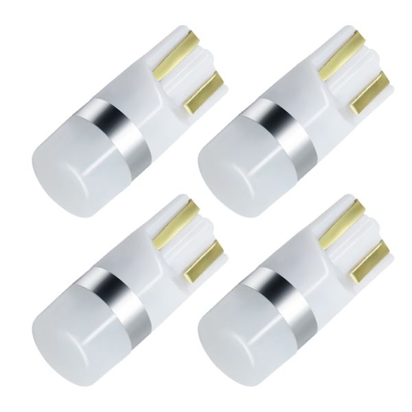 

4pcs t10 w5w led 192 168 3030 smd led bulb auto width lamp reading light white clearence lights lamp for car interior dome light