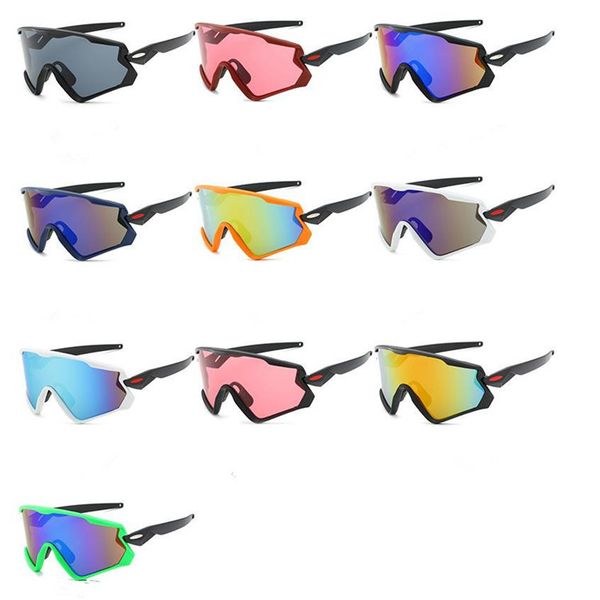 

fashion women & men windproof cycling glasses outdoor sports bicycle sun glasses anti-uv one-piece eyeglasses goggle a, White;black
