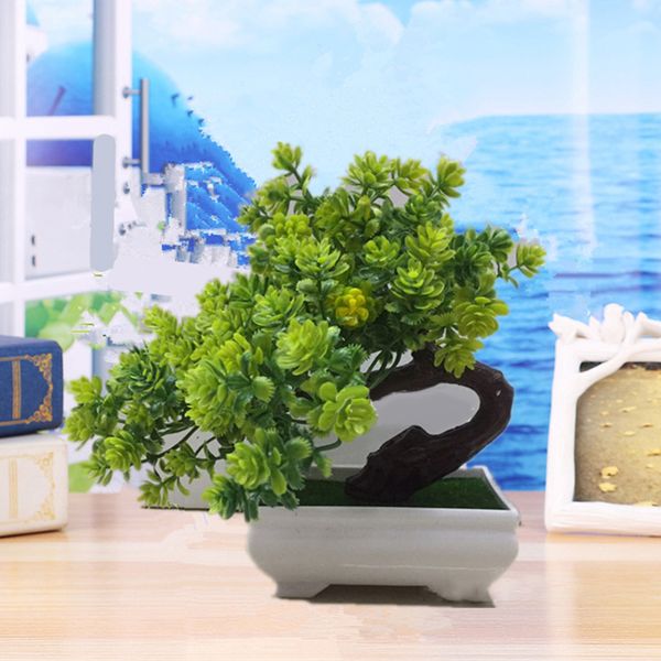 

artificial potted plant colorful flower home office table decoration 20cm