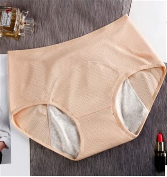 

womens everyday comfortable briefs designer pure color underwear womens casual high waist menstrual leak proof panties, Black;pink