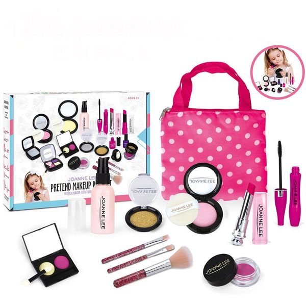 

pretend play girls kit safe non-toxic toys makeup set preschool kids beauty safety toy for children girl makeup