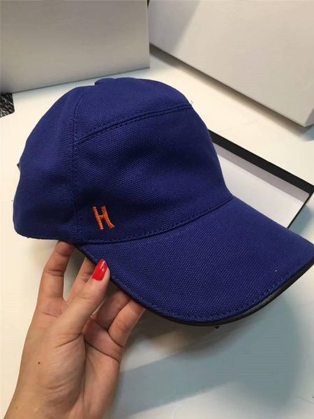 

2020 luxury h brand baseball caps brand design autumn outdoor hip hop hats fashions men women caps christmas gift with box, Blue;gray