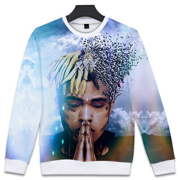 

rapper entacion 3d print hoodies sweatshirts men hip hop long xt sleeve hoodie fashion casual sweatshirt, Black