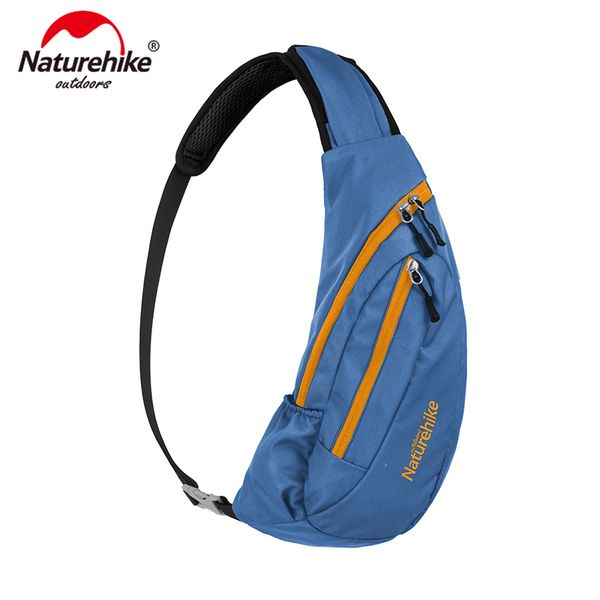 

naturehike outdoor shoulder bag leisure tourism fitness sports bag large capacity chest pack riding backpack nh23x008-k