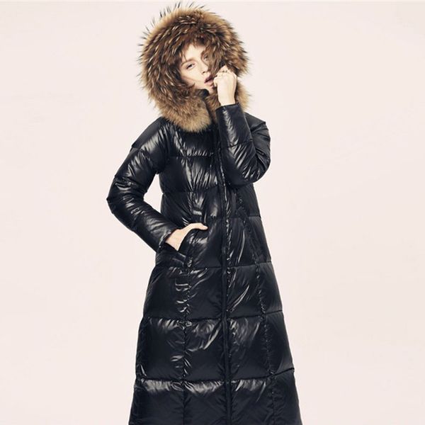 

winter 2019 new women's cotton padded jacket female hooded casual long parkas zipper leisure black white slim warm thick parkas