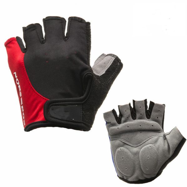 

riding gloves with padded short finger hand mountain bike climbing gloves black half finger
