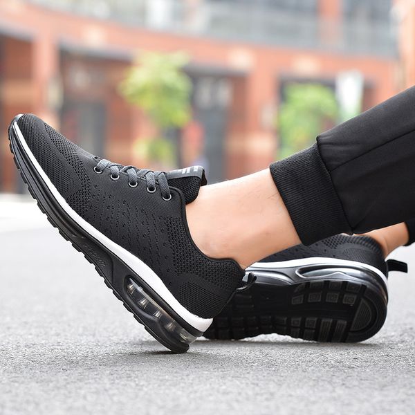 

delivery men 90 walking shoes cushion sneakers sports knit 3.0 zoom breathable designer joggers 270 size man us 12, Black