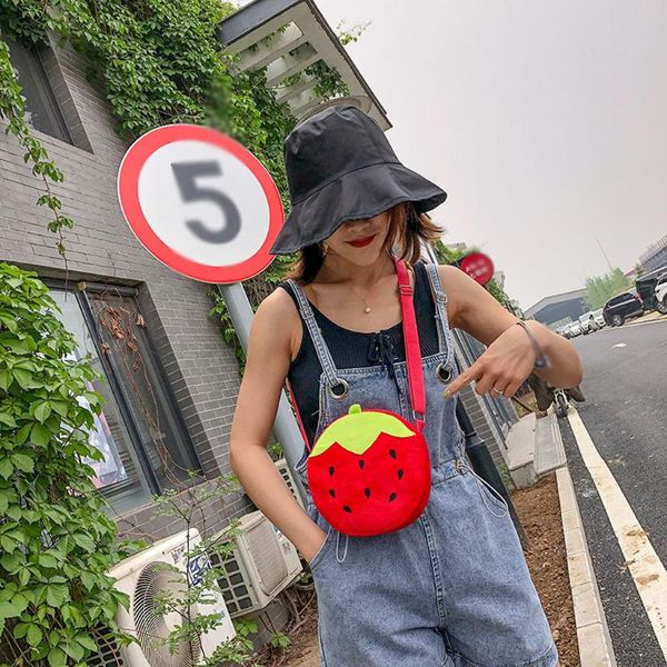 

ladies handbags women fashion bags 2020 female small fresh plush handbag cartoon pattern package embroidery diagonal bag