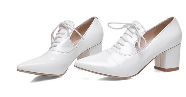 

2019 women's shoes in spring and autumn with new style high heel coarse heel pointed end @04, Black