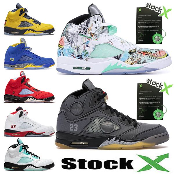 

fire red 5 5s mens basketball shoes jumpman wings black muslin island green ice blue michigan mens sports sneakers trainers shoes