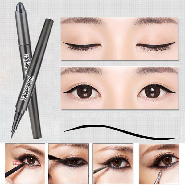 

women 1g lasting fashion waterproof eyeliner liquid pen long matte black waterproof