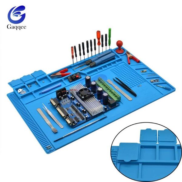 

esd working mat heat insulation iron soldering station mat magnetic insulator pad for phone computer circuit board repair