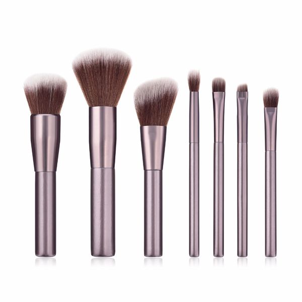 

7pcs makeup brushes set wooden foundation cosmetic eyebrow eyeshadow brush women's fashion brush set pincel maquiagem