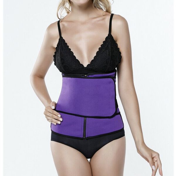 

women body shaper slimming waist trainer cincher underbust corset belt shapewear plus size m-3xl, Black;brown