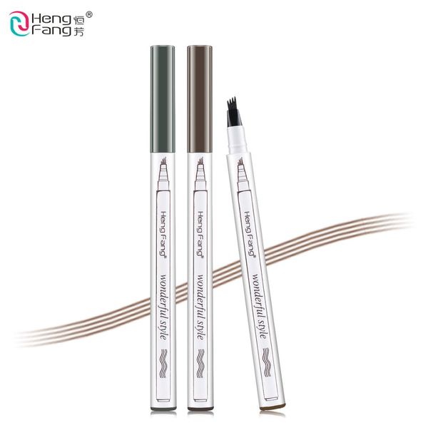 

brow pencil 4 head fork shape design 3 colors eyebrow 1.5g makeup brand hengfang #h6545