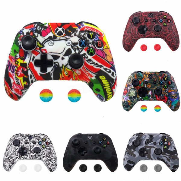 

a8aab protective cover gamepad sleeve case waterproof thumb grip stick cap for silicone skin analog anti-slip soft xbox controller
