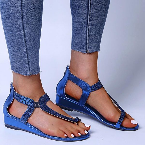

flats shoes women flip-flops flat with strappy open toe beach shoe rhinestone posmia sandals sapato feminino woman sandals 2020, Black