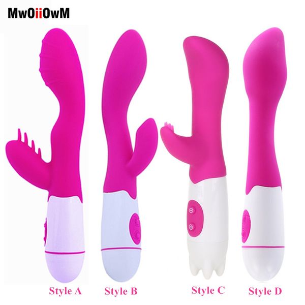 MwOiiOwM G-Punkt Vibrator Klitoris Stimulator Dual Vibratoren Penis Massagegerät Dildo Vibrator Sexspielzeug für Frau Erotische Erwachsene Produkte O4J0