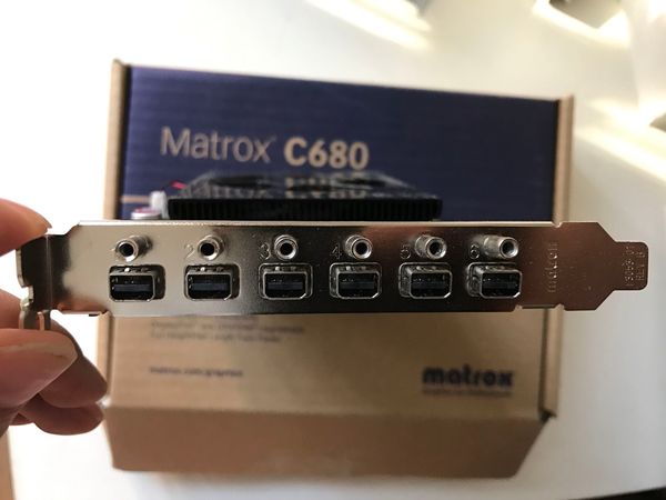 

100% испытала работу идеально подходит для matrox c680 pcie x16 dvi / hdmi