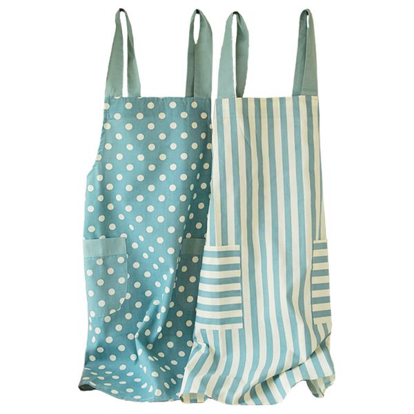 

korean fashion cotton home kitchen waist women nail shop uniforms gowns apron