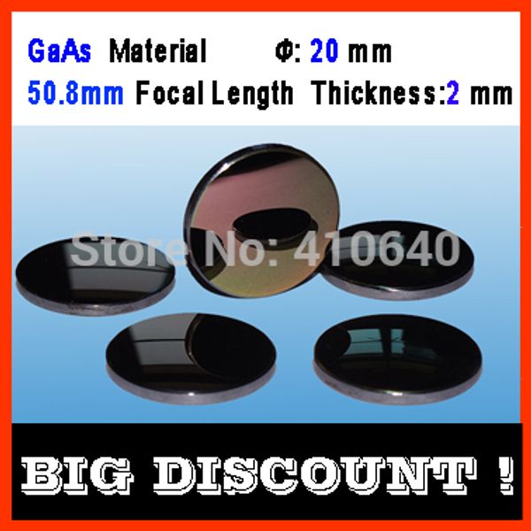 

1 piece gaas material diameter 20 mm focalize length 50.8 mm thickness 2 mm co2 laser focalize len for laser cutting machine