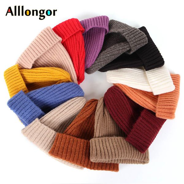 

autumn 2019 winter beanie women hat men beanies for ladies bonnet femme knitted cap pink black red hip hop gorros mujer invierno