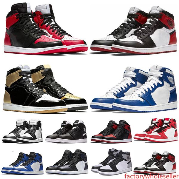 

mid og 1 3 men basketball shoes 1s bred toe banned chicago game royal shattered backboard pass the torch sports sneakers