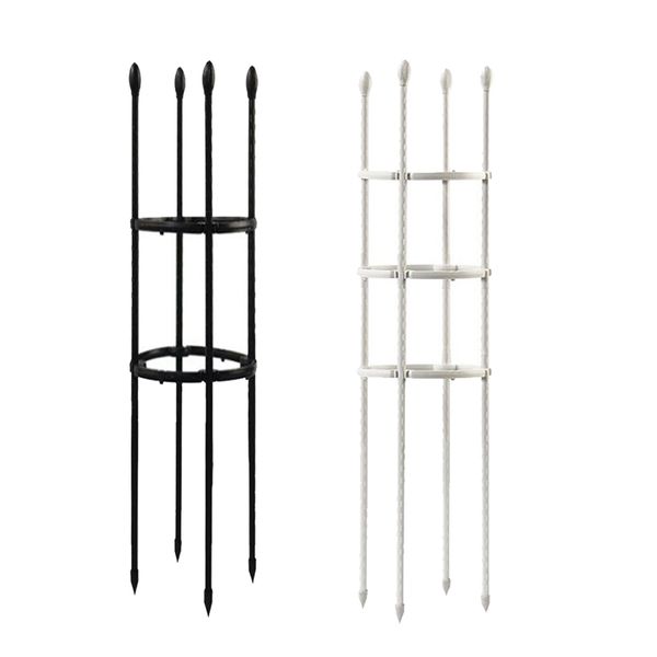 

2x plant support rust- garden plant trellis for climbing fruits flowers