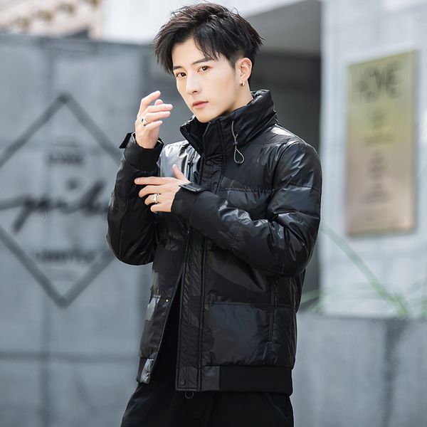 

men's winter men's fashion casual long wear loose wearmen's winter fashion casual loose wear, Black
