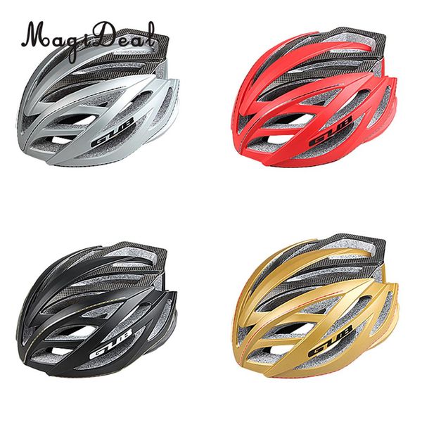 

magideal gub sv9 x bicycle helmet carbon fiber ultralight bike helmet with 24 air holes for road bike cycling adults