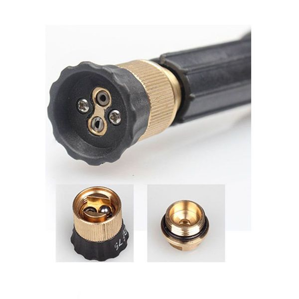 

new car washing machine high pressure car wash water gun head two holes water straight fan adjustment nozzle