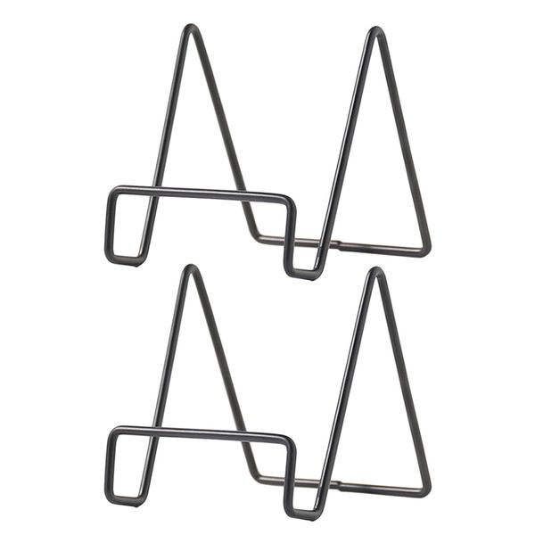 

2pcs durable iron craft picture frame holder mini table tablet easel stand