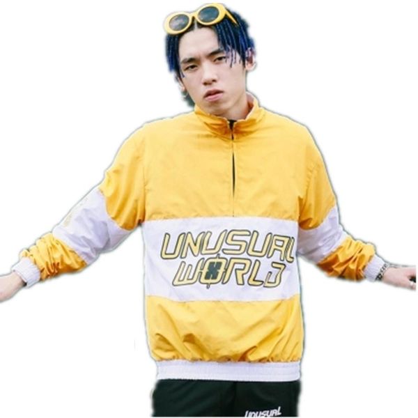 

brand men jacket loose street baseball uniform bboy hiphop europe and hong kong style jacket and windbreaker harajuku elegant m-2xl, Black;brown
