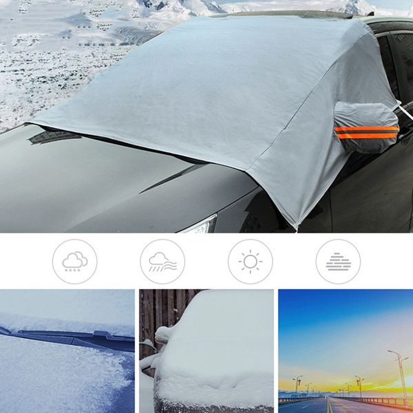 

car covers sunshade styling waterproof plus cotton thicken snow shield anti-uv snow car scratch covers