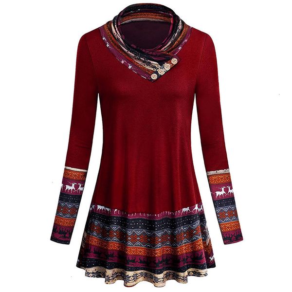 

блуза женщина конструктора tops long sleeve womens christmas deer печать блуза фольклорная сыпучие топы туника блуза рубашка фестиваль костю, White